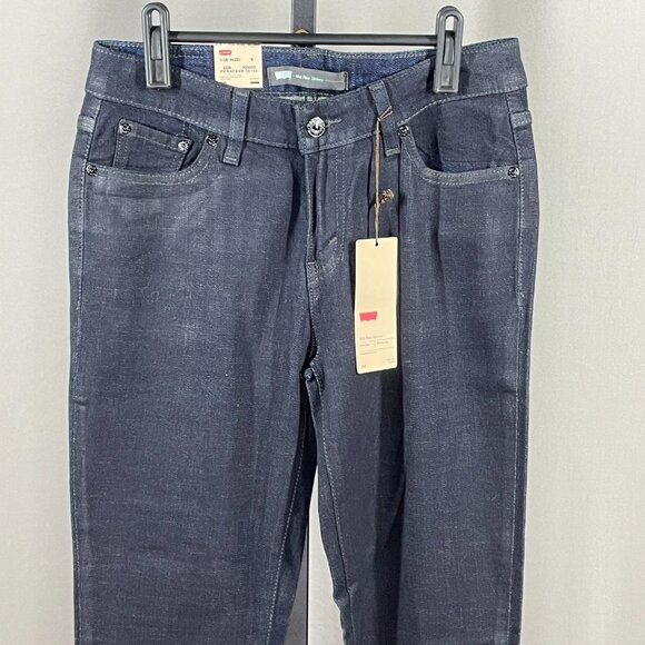 NEW Levis Jeans Womens 28 6 blue denim skinny casual classic preppy - Picture 2 of 13